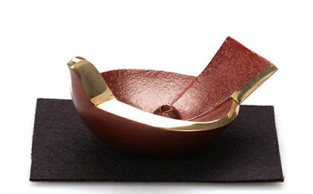 三枝惣太郎 INCENSE STAND PIGEON 高岡銅器 お香立て アクセサリーホルダー インテリア 民芸品 工芸品 雑貨 日用品 アクセサリー入れ 小物入れ  FAD-0042