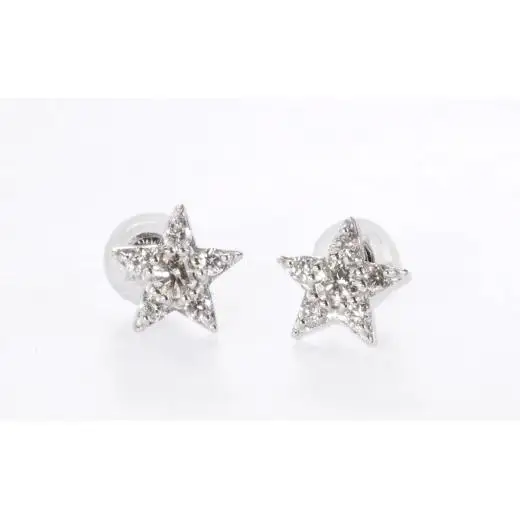 PT900ラボグロウンダイヤモンド　ピアス　スター　0.30ct　LDP16356A
