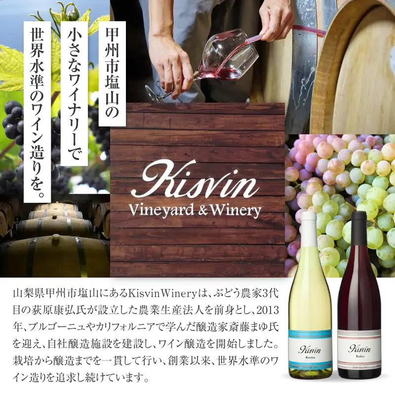 ワイン 【数量限定】Kisvin Winery（キスヴィンワイナリー）ワイン6本セット（NS）G2-640