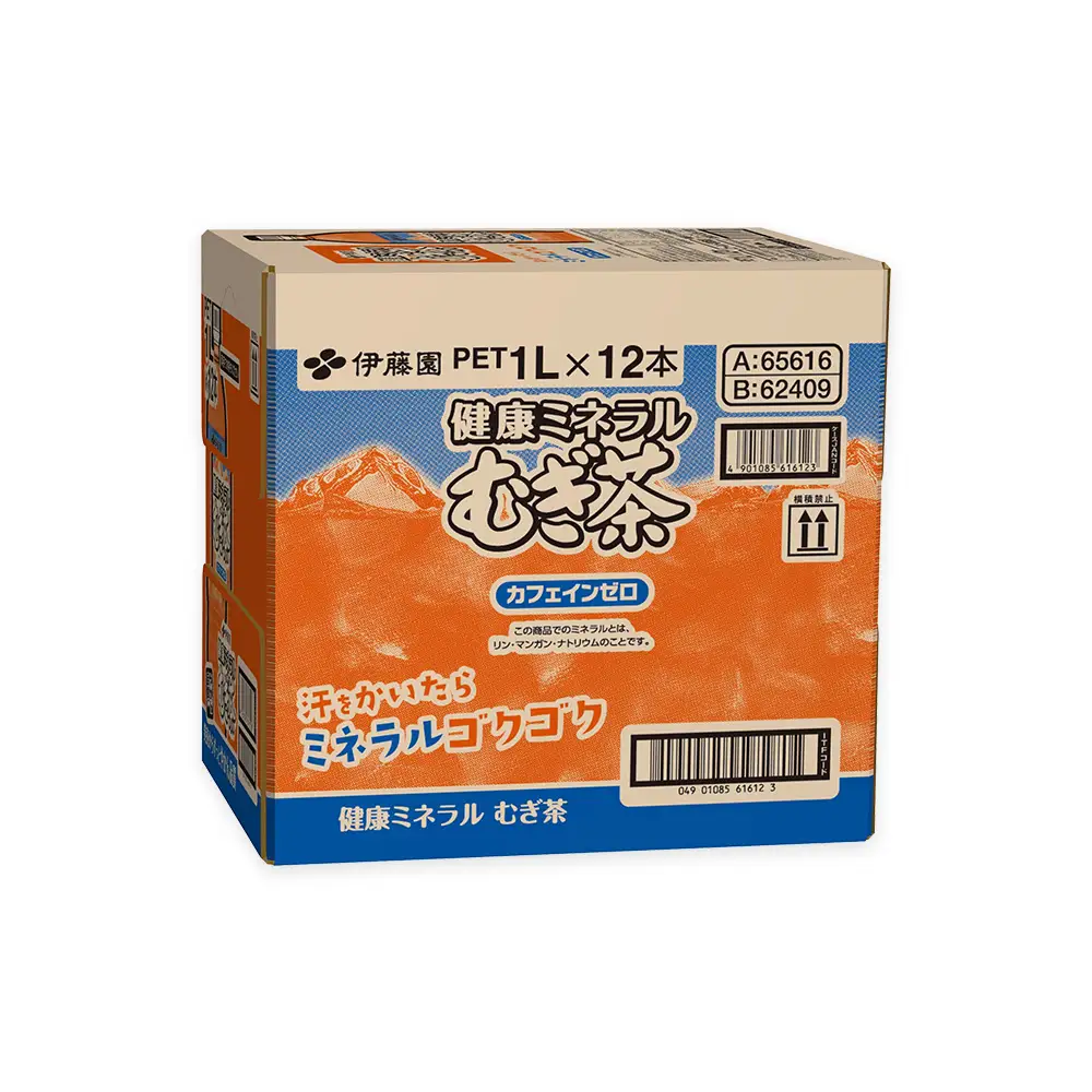 健康ミネラル麦茶 1L×12本(1ケース)K071036