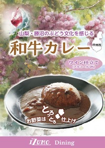 山梨・勝沼のぶどう文化を感じる和牛カレー 5袋セット [h355]