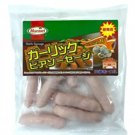 沖縄ホーメル ガーリックビアソーセージ 計5100g(510g×10P)【配送不可地域：離島】【1685417】