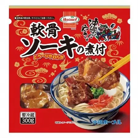 沖縄ホーメル トロトロ軟骨ソーキ煮付け 計3600g(300g×12P)【配送不可地域：離島】【1686241】