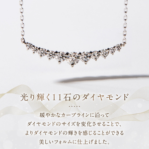 F-010 ダイヤモンド ネックレス PT950/PT850 プラチナ ジュエリー アクセサリー