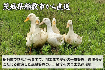 合鴨【常陸鴨】切り落とし 1kg (冷凍) 茨城県稲敷市産 [1809]