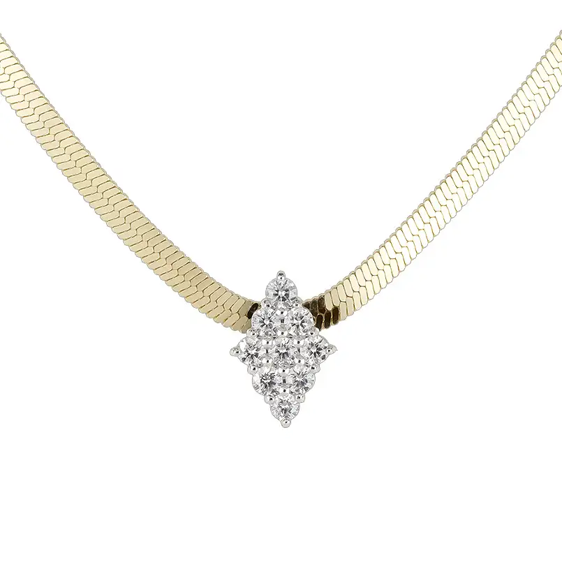 ネックレス 18金 プラチナ レディース 18k ダイヤモンド ゴールド スネークチェーン 太め ペンダント アジャスター pt900 イエローゴールドK18 ジュエリー シンプル 人気 普段 使い 250603mro401dy101 SWAA346