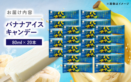 久保田食品 バナナアイスキャンデー 20本入 添加物不使用 / アイス アイスキャンデー アイスクリーム 冷凍 バナナ 果物 フルーツ セット デザート スイーツ 【グレイジア株式会社】[ATAC598]