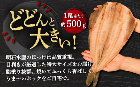 豪快 ホッケ 開き 約3kg （約500g × 6尾） ホッケ