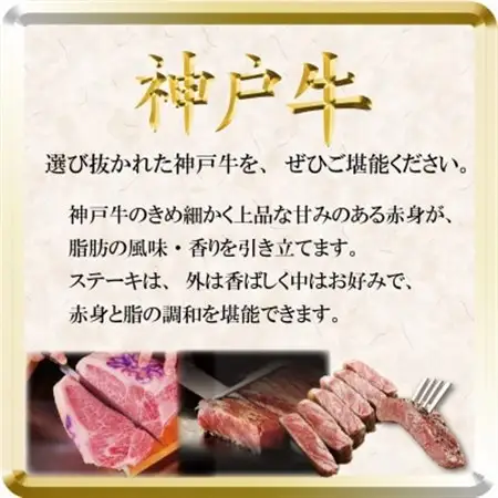 神戸牛 ロースステーキ 250g×2枚 計500g TSST5【配送不可地域：離島】【1682634】
