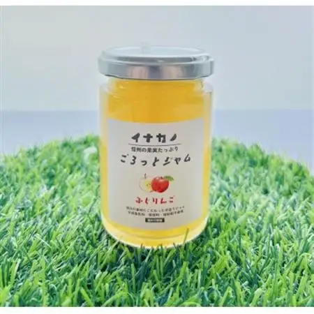 イナカノ　ごろっとジャム　ふじりんご　140g×4本セット【信州中野】【1625401】