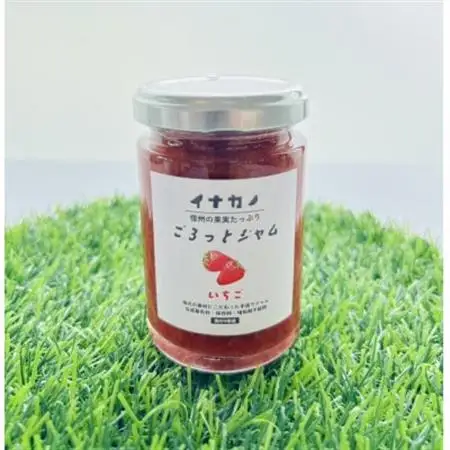 イナカノ　ごろっとジャム　いちご　140g×4本セット【信州中野】【1625403】