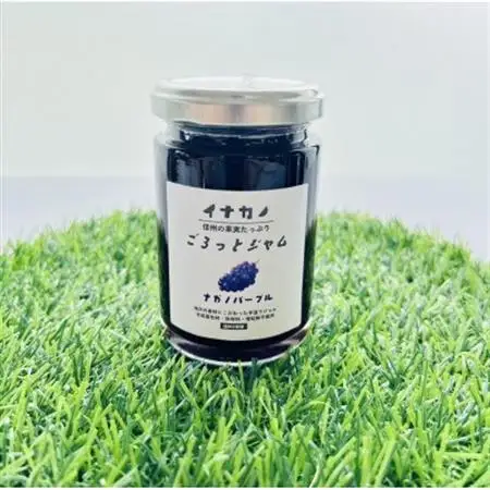 イナカノ　ごろっとジャム　ナガノパープル　140g×4本セット【信州中野】【1625408】