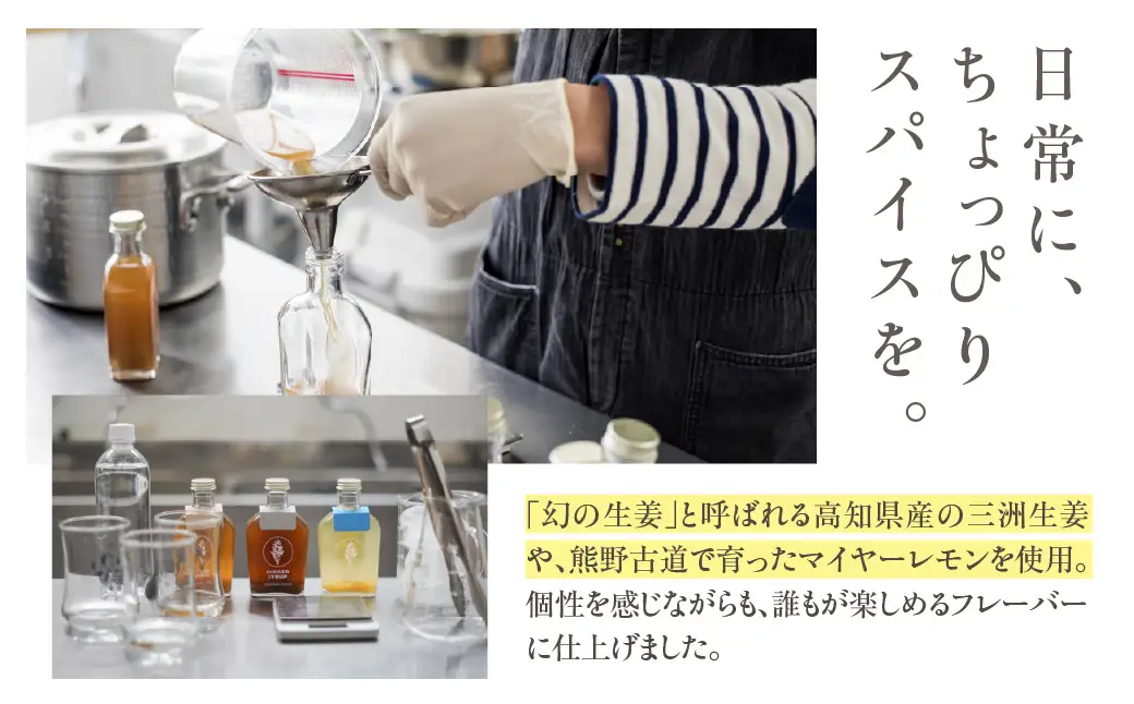 クラフトジンジャーシロップ 3本 飲料