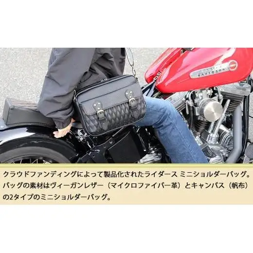 DLMS ショルダーバッグ  'Old Symbol’ ヴィーガンレザー WZ010-1
