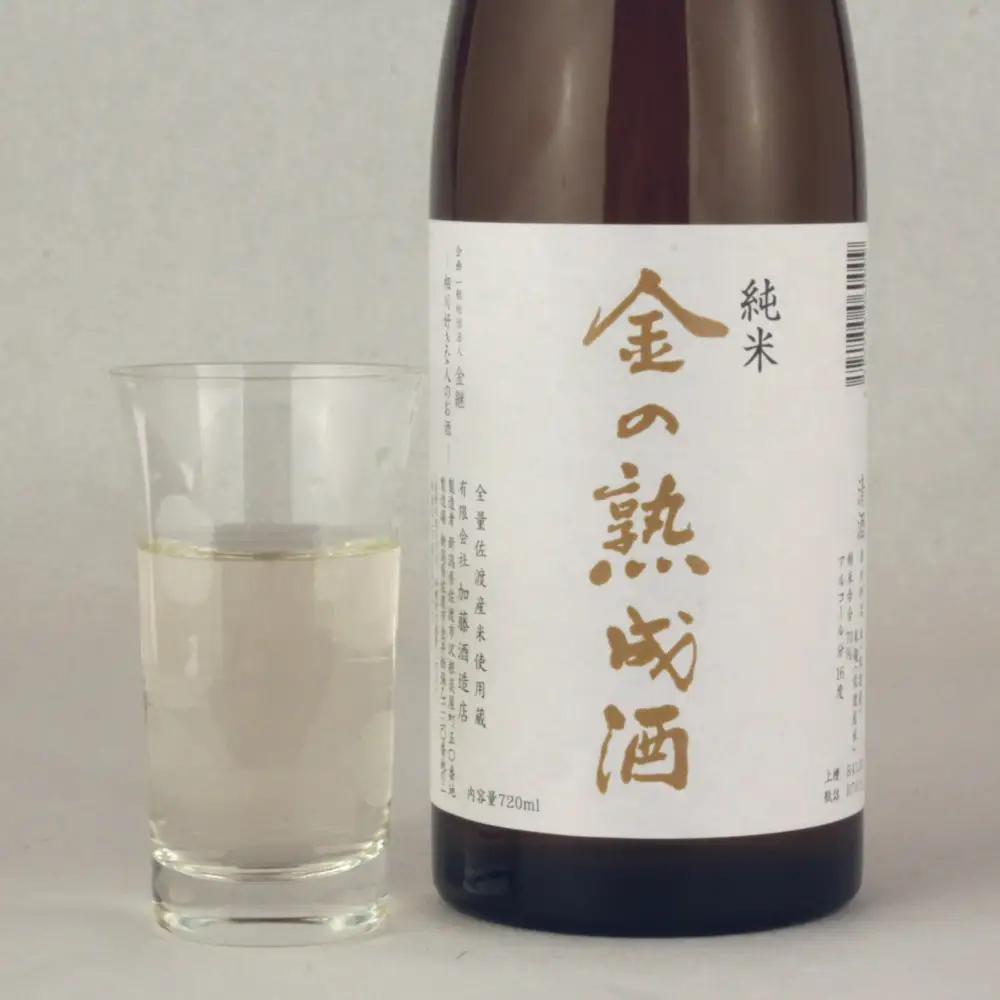 佐渡相川の酒販店限定販売「金の熟成酒」720ml
