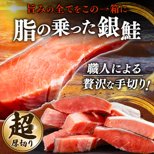 ＼大人気！／【カマ無し】★超 厚切り★ 訳あり 「銀鮭 切り身 1kg」 粕漬け 高級部位 ハラス入り 銀鮭 鮭 切身 さけ しゃけ サーモン ハラス 魚 魚介類 冷凍 厚切 肉 厚 塩鮭 人気 ふるさと 送料無料 規格外（KY-17-b）