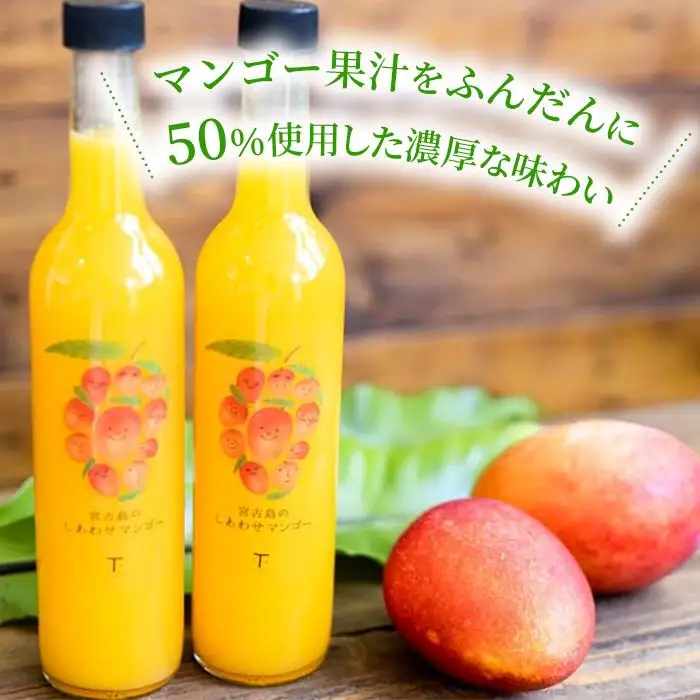 宮古島のしあわせマンゴー　大瓶２本セット【500ｇ×2本】(T114)