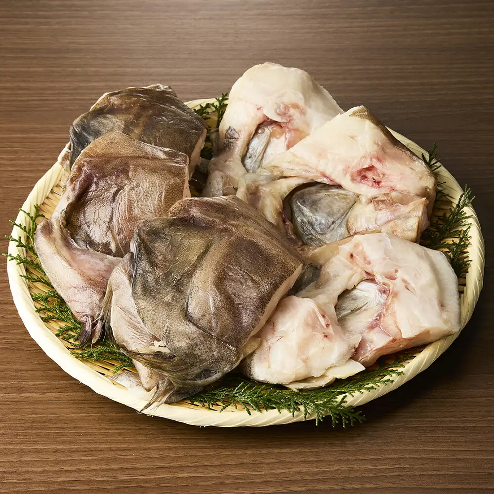 銀がれいのカマ干物ホホ肉付 2切れ350g×3パック 銀がれいカマ一夜干 知床の地場料理店の味!