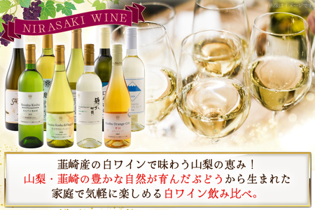 ワイン 白ワイン好き必見！お得な白ワイン9本 飲み比べセット 750ml×8本 720ml×1本 [株式会社まあめいく 山梨県 韮崎市 20745324] 
