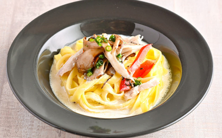 【3回定期便】 【グルテンフリー】 モチモチ平打ち麺！ 米粉フェットチーネ グルテンフリー 米粉 パスタ 岐阜市 / 小林生麺[ANGM026]