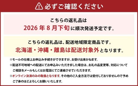 ぶどう 2026年 先行予約 ニュー ピオーネ 3～4房 合計2kg以上 【2026年8月下旬発送予定】 ／ ブドウ 葡萄 ニューピオーネ 岡山県産 国産 フルーツ 果物 ギフト 河本農園 岡山県 美咲町 冷蔵