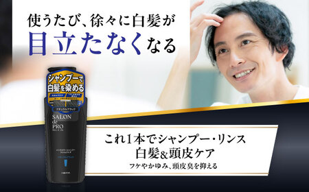 ダリヤ サロンドプロ メンズカラーシャンプー スカルプケア 3個セット【ナチュラルブラック】 / 稲沢市 / 日興商事株式会社 [BMBK008-02]