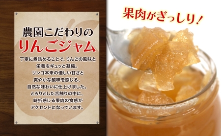 りんごジャム 3個 セット リンゴ ジャム 林檎 りんご フルーツジャム 朝食 トースト ヨーグルト トッピング パンケーキ 手づくり 贅沢 贈り物 プレゼント 手土産 ギフト 送料無料 お取り寄せ Wing Apple 青森県 西目屋村