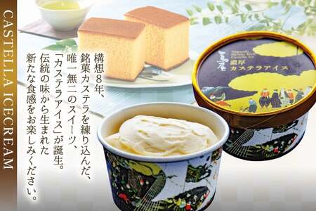 アイス スイーツ 個包装 カステラアイス 110ml 12個 [つたや總本家 長崎県 平戸市 hr42bgy410202]