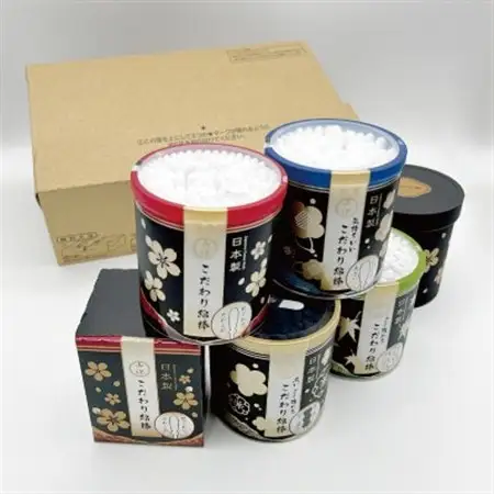 こだわり綿棒シリーズ5種セット(オリジナルこだわり綿棒缶容器1個付)【1684103】