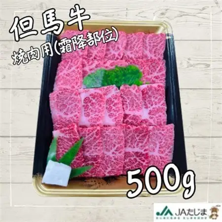 但馬牛　焼肉用(霜降り部位)500g【配送不可地域：離島】【1615681】