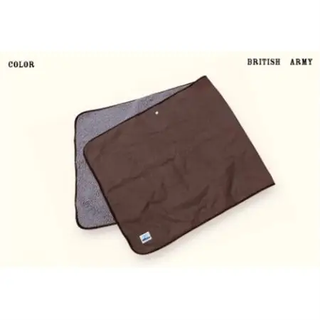 alberton社赤外線を吸収して発熱するsliva knitわんにゃんブランケット ブリティッシュ【1683832】