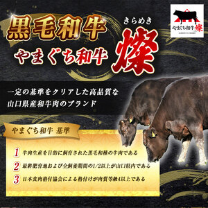 数量限定！選べる 極上牛肉 やまぐち和牛 燦 (きらめき) カレー煮込み用 800g