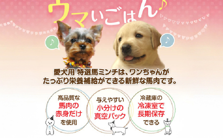 特選馬ミンチ 22パックセット ワンちゃん大喜び