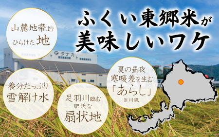 【白米】令和7年産 ふくい東郷米 有機JASコシヒカリ 3kg [A-020029_01]/ 白米 玄米 無洗米 有機適合肥料100% 真空パック もっちり 甘い 安全 米 こしひかり 国産 福井県 福井市 東郷