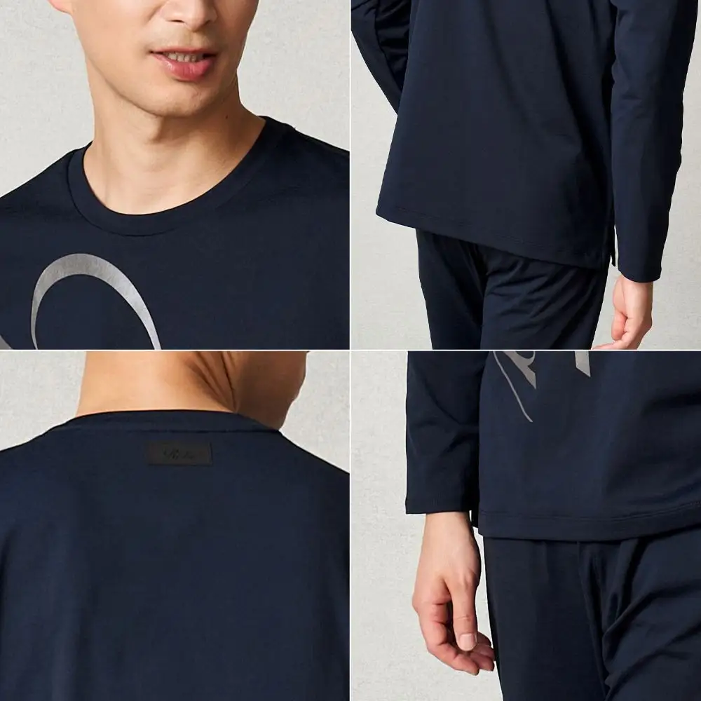 【ホワイト LLサイズ】リファ バイタルテック コンフォートジャージー クルーネックロングTシャツ ReFaロゴ