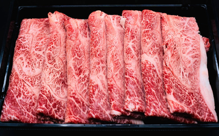 匠の技 長崎和牛プレミアムウデ･ミスジ スライス肉 すき焼き･しゃぶしゃぶ用(500g)