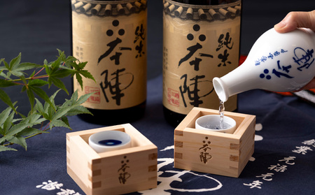 本陣純米たっぷり一升瓶2本セット