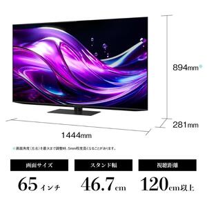 シャープ SHARP 【AQUOS(アクオス) 65V型 量子ドット有機ELテレビ 4T-C65HS1】