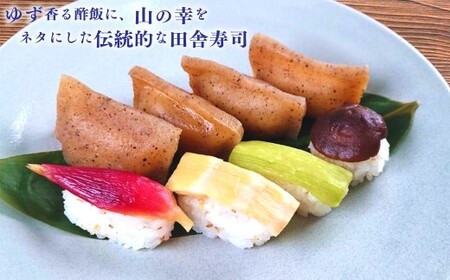 田舎寿司 ゆずの山 3箱セット 合計24貫 1箱 8貫入り お寿司 田舎寿司 野菜寿司 冷凍 