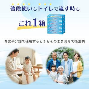 エルモア 水に流せるティシュー 20箱 5個×4パック ティッシュ ティッシュペーパー ボックスティッシュ 日用品 消耗品 備蓄 防災 愛媛県 四国中央市