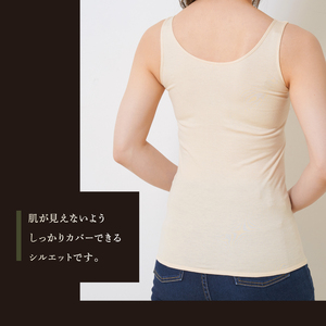 レディースタンクトップ M L オーガニックコットン