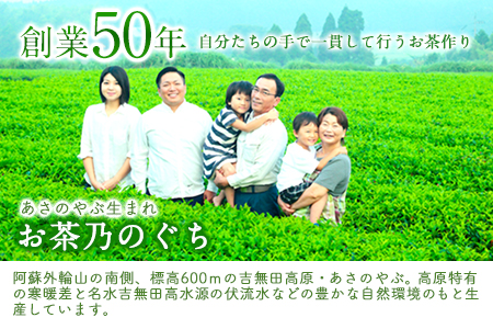 茶あさのやぶ茶セット(100g×5本入り) お茶乃のぐち