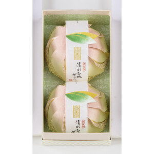 〈宗家 源吉兆庵〉清水白桃ぜりぃ2個入〈高島屋選定品〉