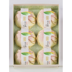 〈宗家 源吉兆庵〉清水白桃ぜりぃ6個入〈高島屋選定品〉