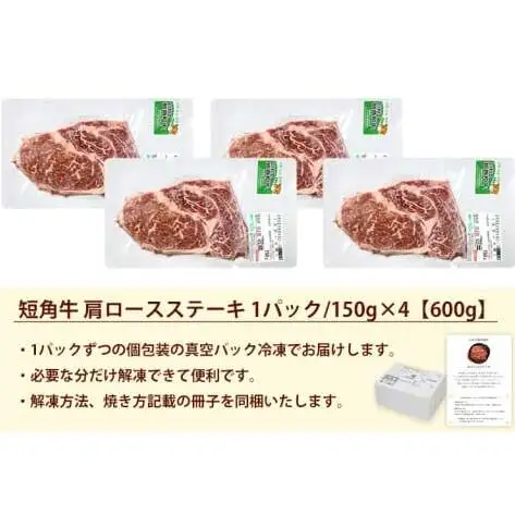 いわて短角和牛 ステーキ 600g(DV065) ロースステーキ