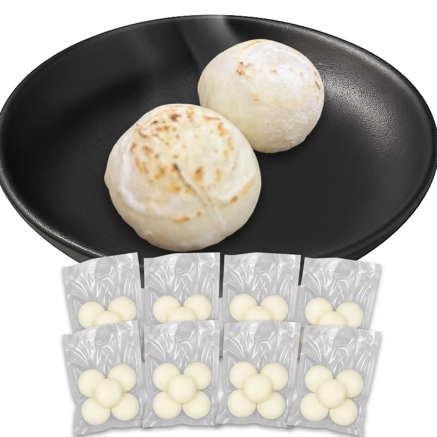 お正月用杵つき丸餅8P：B120-066