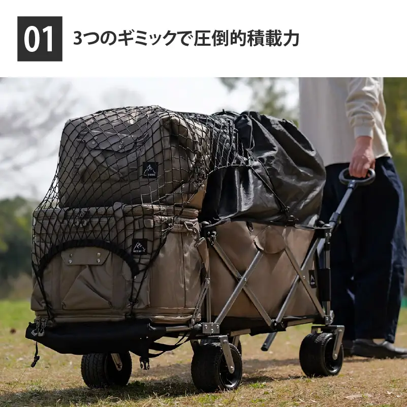 【 RATEL WORKS（ラーテルワークス） 】OUTDOOR WAGON TECHNICAL (アウトドアワゴンテクニカル) RWS0114TEC