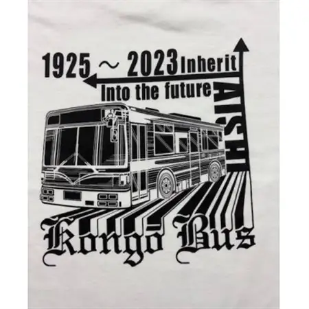 金剛バス　記念Tシャツ　Mサイズ(ホワイト)【1692813】