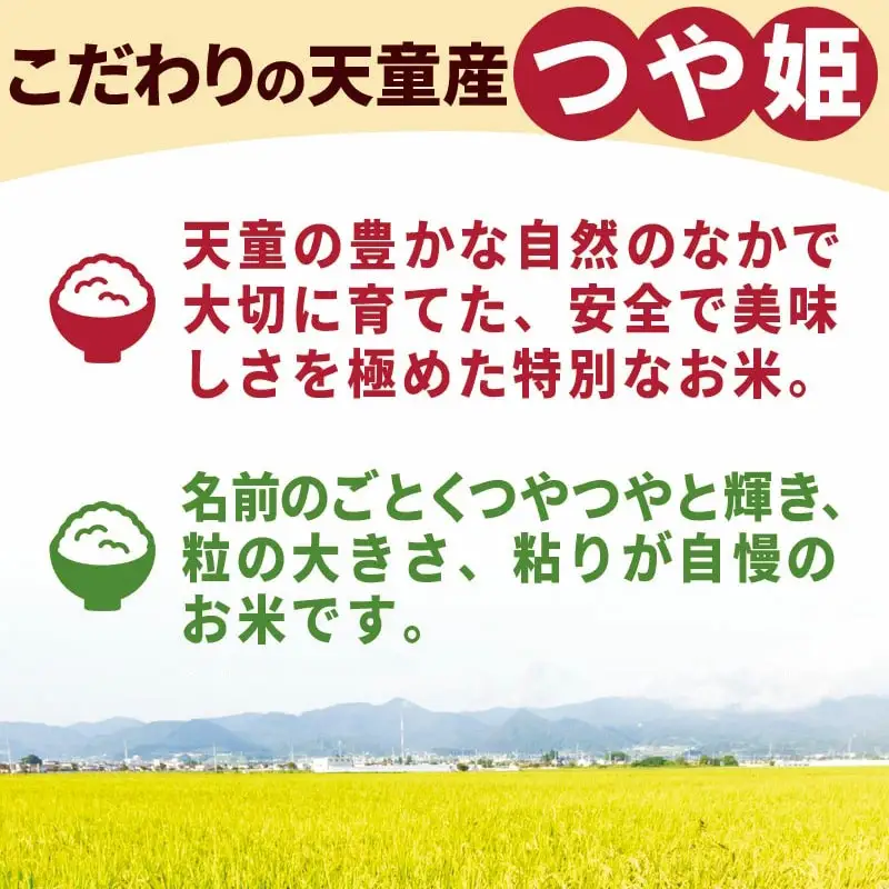 つや姫 定期便 ( 5kg × 1袋 ) 12回 お届け 米 精米 山形 08-30-049