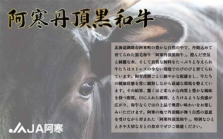 阿寒丹頂黒和牛 カットステーキ 300g×2 計600g 和牛 ステーキ 牛肉 肉 ビーフ 北海道産 冷凍 真空パック ギフト 贈答用 F4F-10170